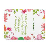 Nun Religiöse Blume zum 15. Jubiläum Magnet (Horizontal)