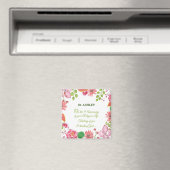 Nun Religiöse Blume zum 5. Jubiläum Magnet (In Situ (Geschirrspüler))