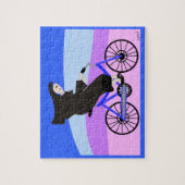 Nun Riding Bike Puzzle (Vertikal)