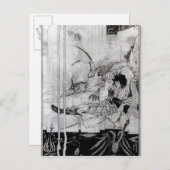 Nun sah König Arthur die Questing Bestie Postkarte (Vorne/Hinten)