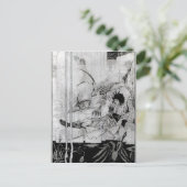 Nun sah König Arthur die Questing Bestie Postkarte (Stehend Vorderseite)