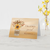 Nun, Sister Segings am Erntedank Sonnenblume Karte (Gelbe Blume)