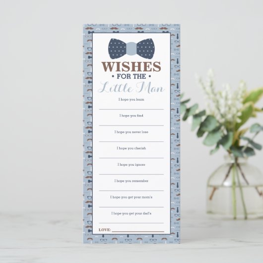 Nun, Wünsche, Babydusche, Kleiner Mann (Stehend Vorderseite)