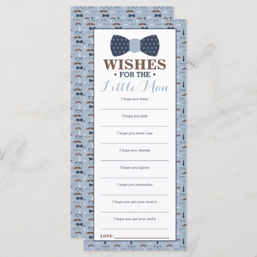 Nun, Wünsche, Babydusche, Kleiner Mann (Vorne/Hinten)