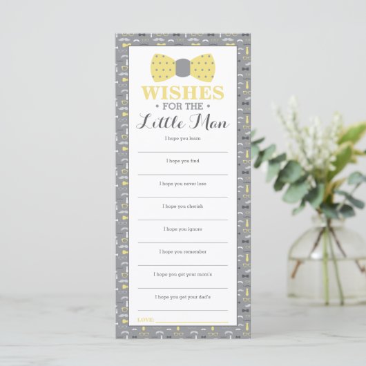 Nun, Wünsche, Babydusche, Kleiner Mann (Stehend Vorderseite)