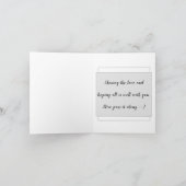 Nun wünscht Gruß Karte (Innenseite)