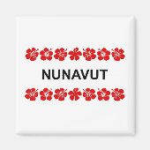 Nunavut Aloha Bands Red Light Color Magnet (Vorne)