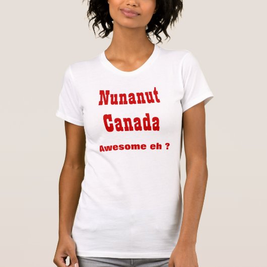 Nunavut Canada T-Shirt (Vorderseite)