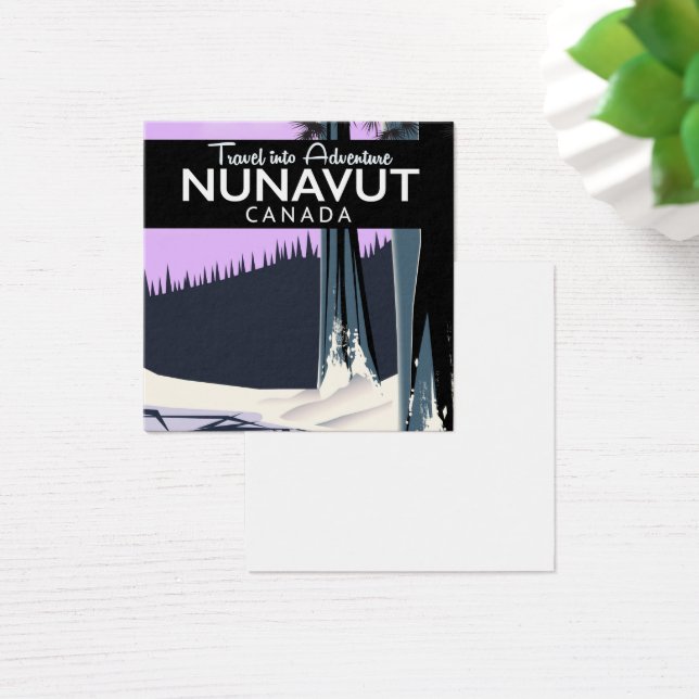 Nunavut Canada Travel Poster (Schreibtisch)