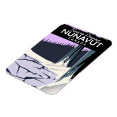 Nunavut Canada Travel Poster Magnet (Linke Seite)