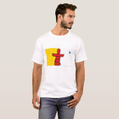 Nunavut Flag Graphic T-Shirt (Vorne ganz)