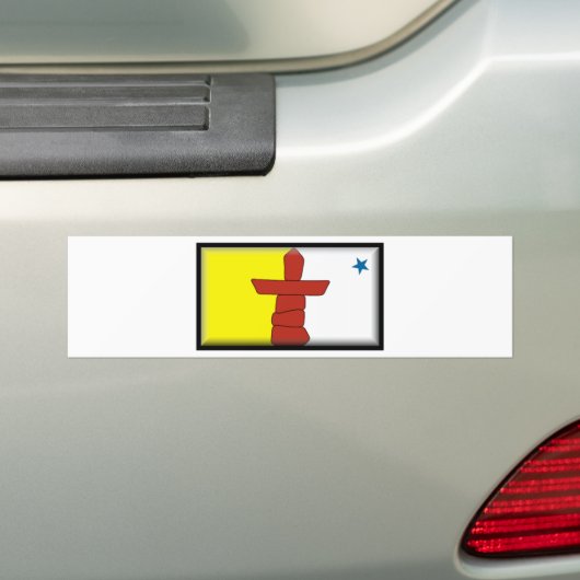 Nunavut Flagge Autoaufkleber (Auf Auto)