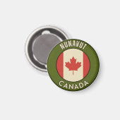 Nunavut Kanada Magnet (Vorderseite/Rückseite)