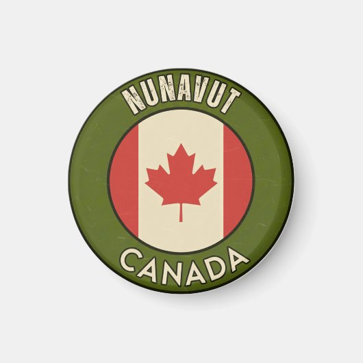 Nunavut Kanada Magnet (Vorne)