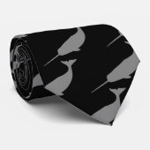 Nunavut Narwhal Krawatte (Gerollt)