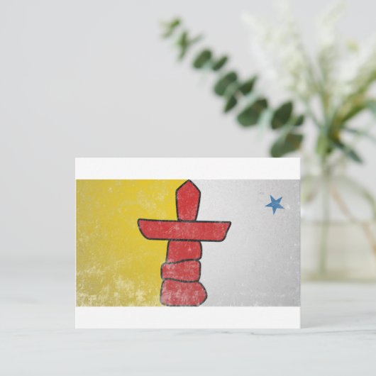 Nunavut Postkarte (Stehend Vorderseite)