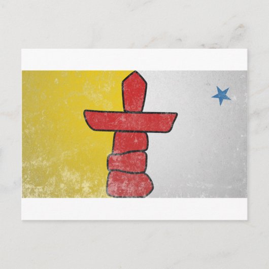Nunavut Postkarte (Vorderseite)