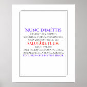 Nunc Dimittis Poster (Vorne)