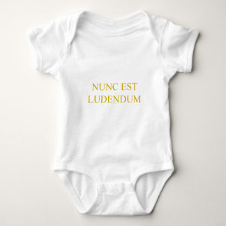 nunc est ludendum Latein latin Baby Strampler