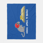 Nunca jamas te rindas fleecedecke (Vorderseite)