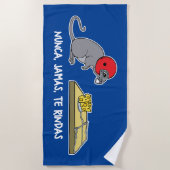 Nunca jamas te rindas strandtuch (Vorderseite)