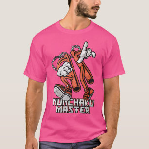 Nunchaku Master Tabak-Toyok Karate Kungfu T-Shirt