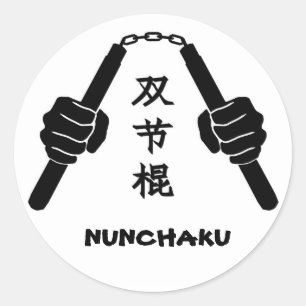 Nunchaku Sticker