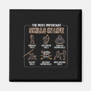 Nunchuck bringt die wichtigsten Fähigkeiten im Leb Magnet