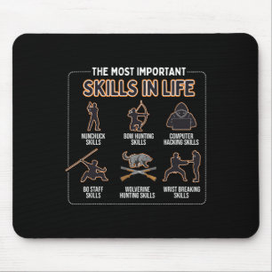 Nunchuck-Fähigkeiten Die wichtigsten Fähigkeiten i Mousepad