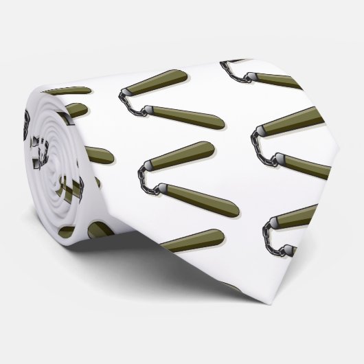 Nunchucks Krawatte (Gerollt)