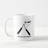Nunchucks lösen Probleme Kaffeetasse (Links)