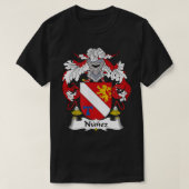 Nunez Coat of Arms Familienwappen T-Shirt (Design vorne)