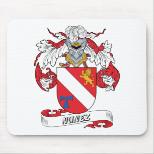 Nunez-Familienwappen Mousepad