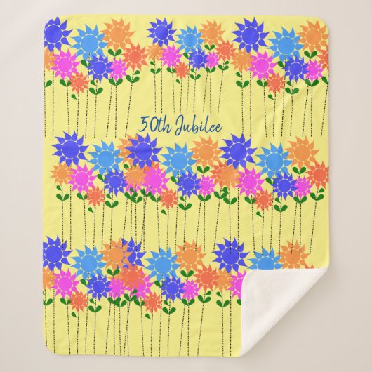 Nuns 50. Jubilee Floral Sherpadecke (Vorderseite)