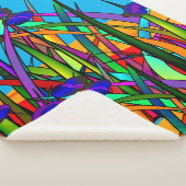 Nuns 50. Jubilee Künstlerisch Floral Sherpadecke (3/4)