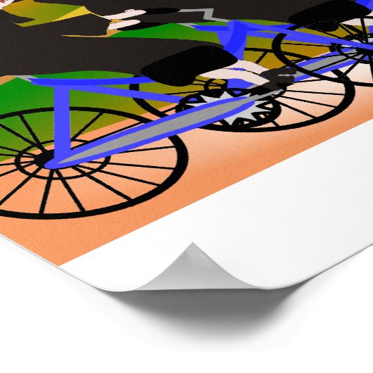 Nuns auf dem Bikes Art Poster (Ecke)