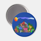 "Nuns des Dorfes" Geschenke der Whimsikkunst Magnet (Vorderseite/Rückseite)