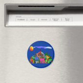"Nuns des Dorfes" Geschenke der Whimsikkunst Magnet (In Situ (Geschirrspüler))