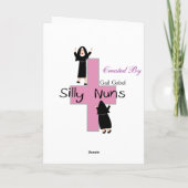 Nuns Diamond Jubilee 75. Jahr des Dienstes Karte (Rückseite)