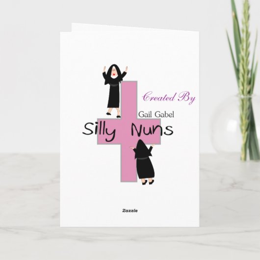 Nuns Diamond Jubilee 75. Jahr des Dienstes Karte (Rückseite)