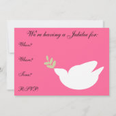 Nuns Golden 50. Jubiläum Einladungen (Rückseite)