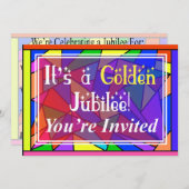 Nuns Golden 50. Jubiläum Einladungen (Vorne/Hinten)