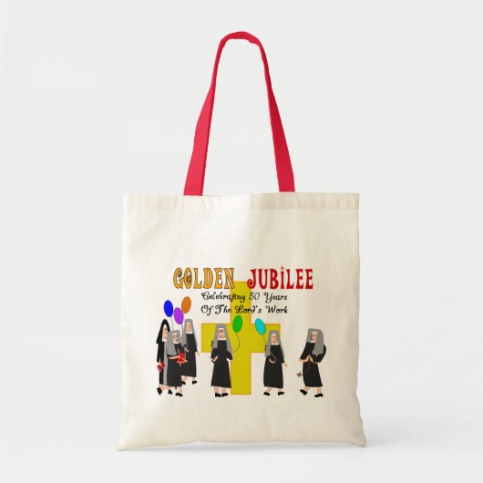 Nuns Golden 50. Jubilee Tote Bag Tragetasche (Vorne)