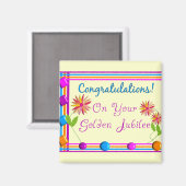 Nuns Golden Jubilee Geschenke Magnet (Vorderseite/Rückseite)