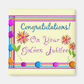 Nuns Golden Jubilee Geschenke Magnet (Vorne)