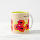 Nuns Silver Jubilee (25.) Zwei-Tone-Kaffee-Tasse Zweifarbige Tasse (VorderseiteRechts)