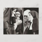 Nuns Smoking Postkarte (Vorderseite)