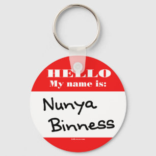 Nunya Binness Schlüsselanhänger
