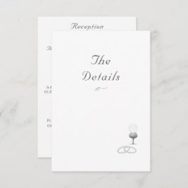 Nuptial Grace Catholic Wedding Begleitkarte