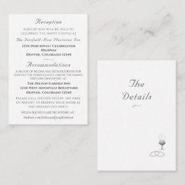 Nuptial Grace Catholic Wedding Begleitkarte